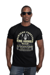 Tee-Shirt- King AGONGLO - Homme - Coton lourd - Noir - Manches Courtes